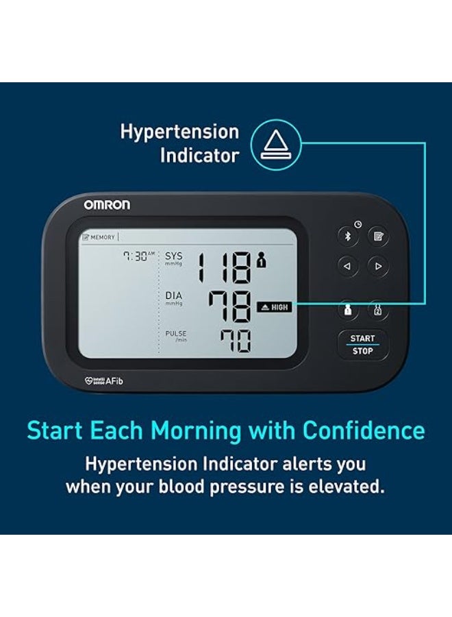 أومرون جهاز قياس ضغط الدم الأصلي (7 Series) اللاسلكي - ضمان 3 سنوات - خامات عالية الجودة مع خاصية الربط بالموبايل ودقة طبية فائقة - Image 4